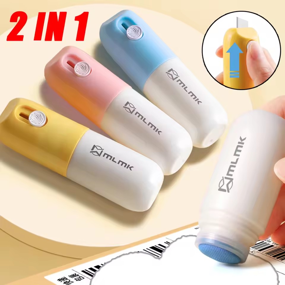 Heat Protectant Spray - 2-in-1-Korrekturflüssigkeit für Thermopapier mit Auspackmesser, langlebige