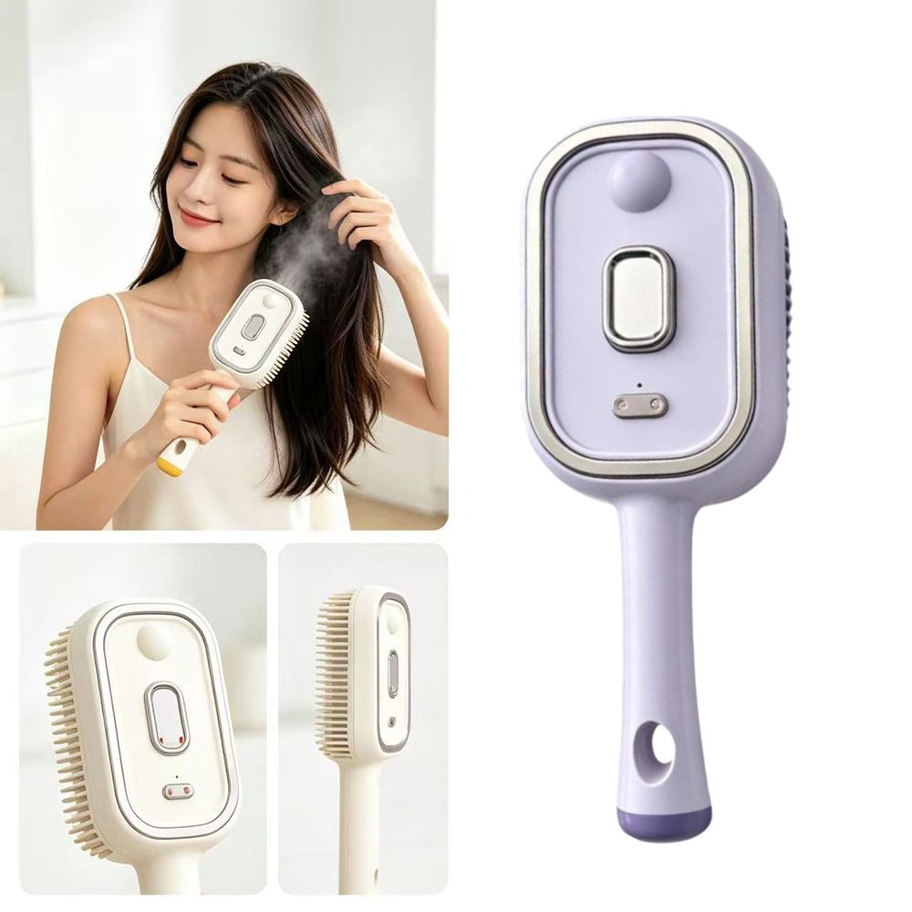 Hair Care Is Self Care - Langlebiger Elektrischer Haarpflege-Sprühkamm Antistatische Selbstreinigende Haarbürste