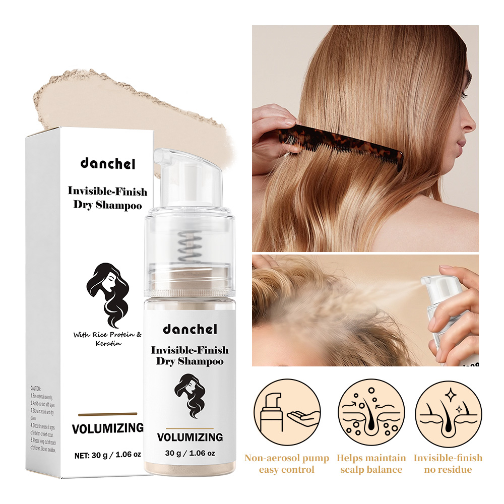 Hair Care Frizzy Hair - Sofort-Trockenshampoo-Pulver zur Ölkontrolle und Volumenverstärkung für