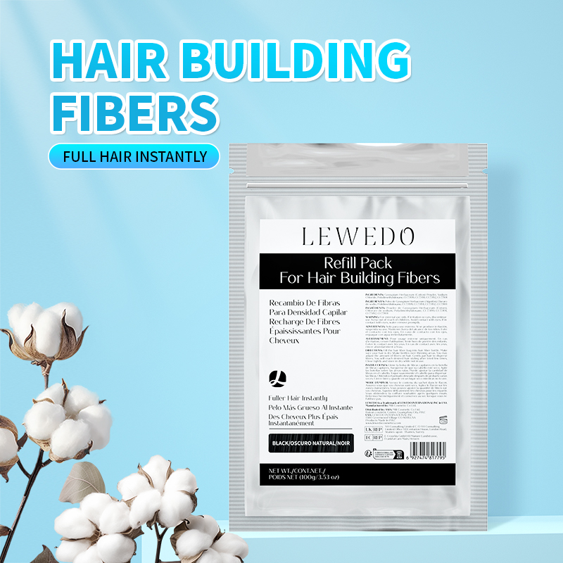 Hair Care Basic - Haarfasern-Pulver 100g Sofortige Haarwuchs-Faser Nachfüllbeutel Haarausfall-Behandlung