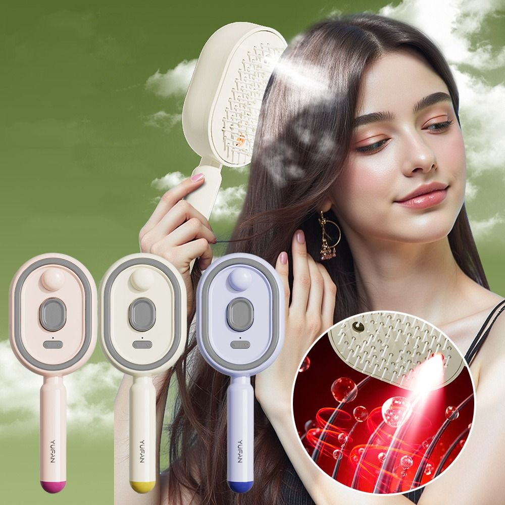 Hair Care Is Self Care - Neuer Elektrischer Haarpflege-Sprühkamm Antistatischer Selbstreinigender Sprüh-Luftkissenkamm