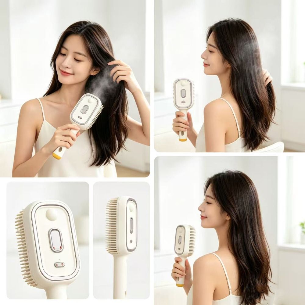 Hair Care Is Self Care - Neuer Elektrischer Haarpflege-Sprühkamm Antistatischer Selbstreinigender Haarbürste