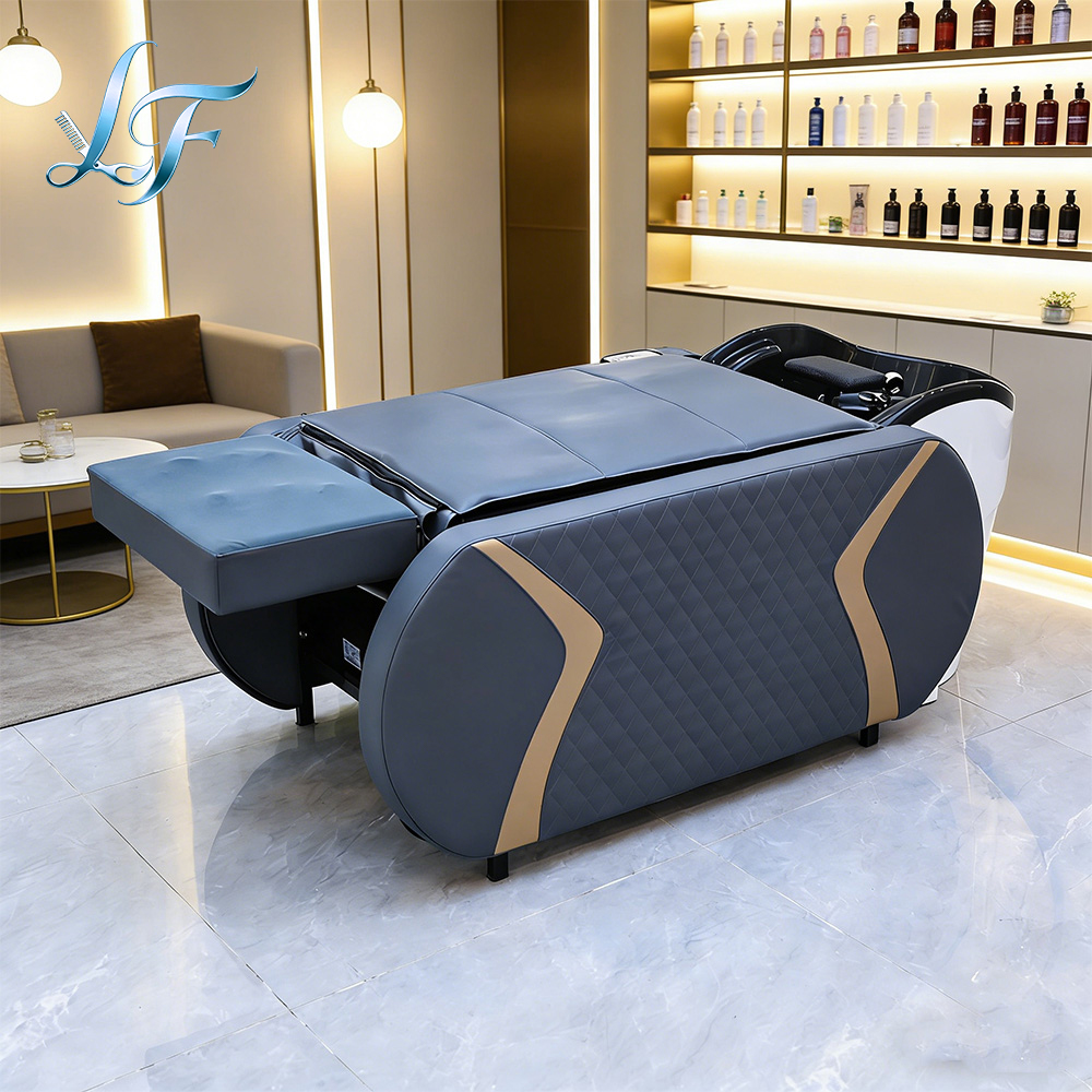 Hair Care Is Self Care - Luxuriöses elektrisch-hydraulisches Haarwasch-Shampoobett, multifunktionales Liegebett für
