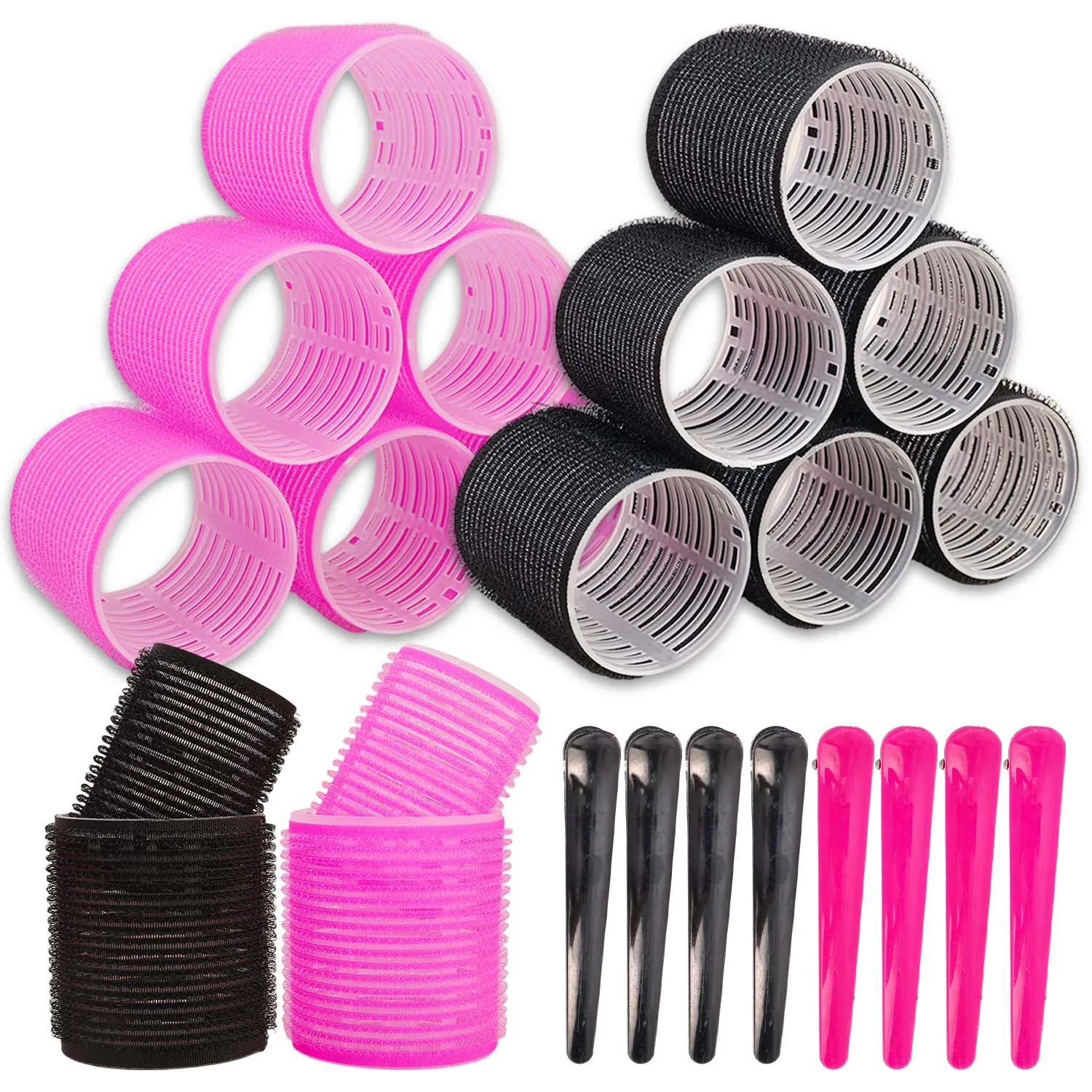 Hair Care Is Self Care - DIY Einfaches, hitzefreies Haarstyling-Set: 18 Stück