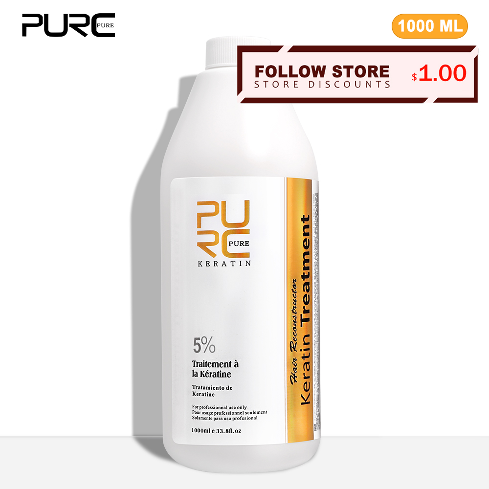 Hair Care Frizzy Hair - Purc 5% Keratin Glättung behandlung krause
