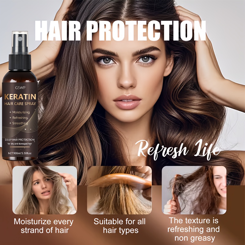 GSWP Keratin Haarpflege-Spray, – Heat Protectant Spray Bewertung und Preis
