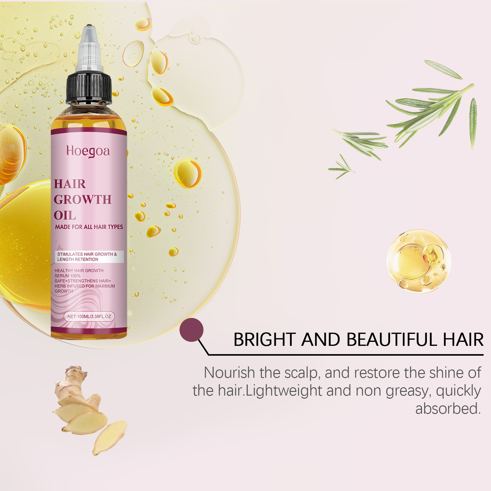 Haarwuchsöl, repariert gespalt – Hair Care Natur Bewertung und Preis