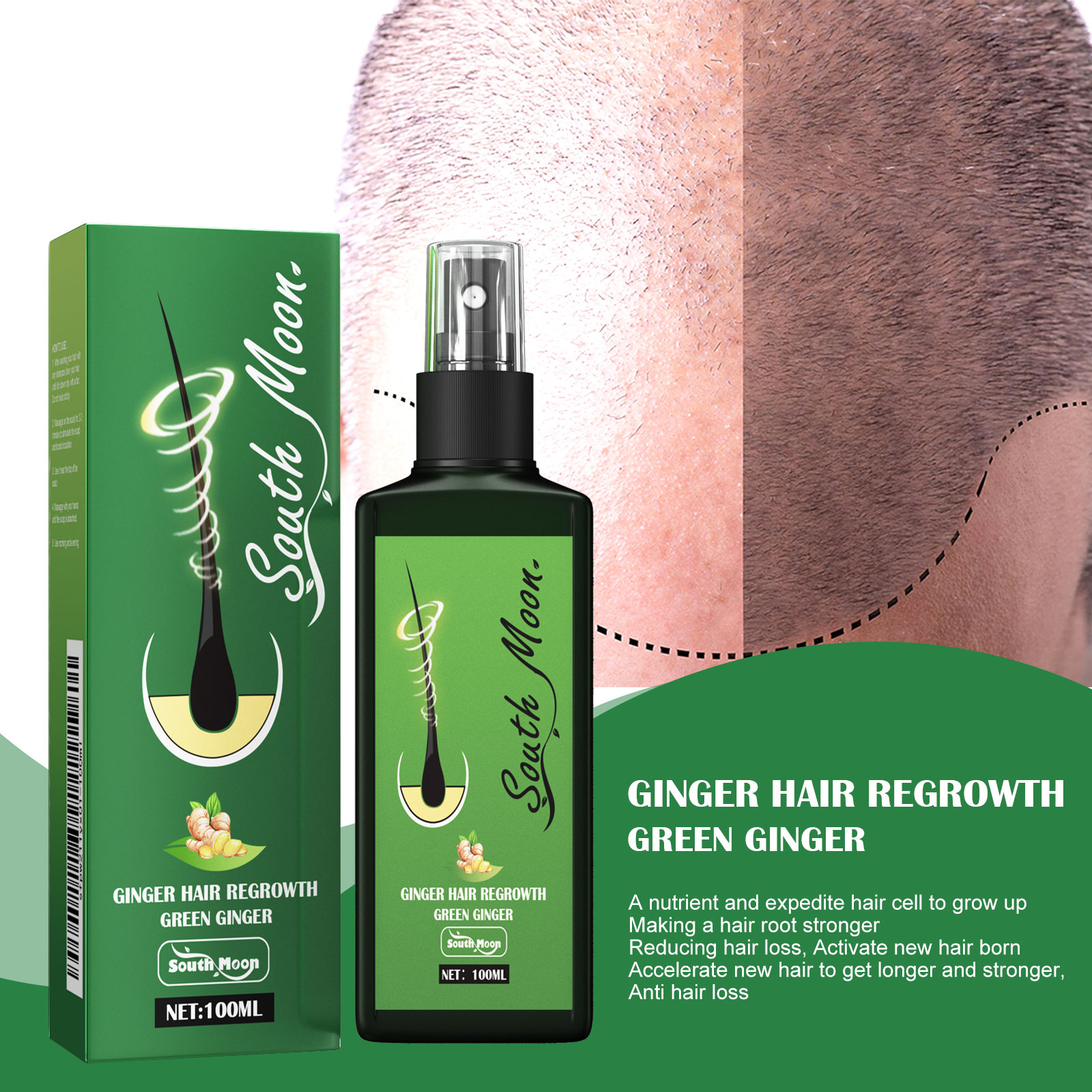 Ingwer-Haarpflegespray fördert – Hair Care Herbal Products Bewertung und Preis