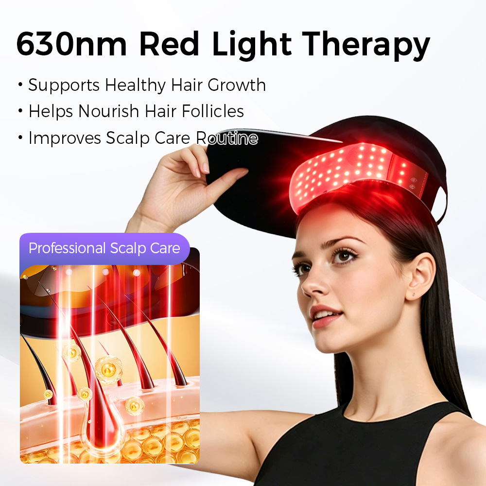 LED-Haarwuchskappe mit Rot-Bla – Hair Care Basic Bewertung und Preis