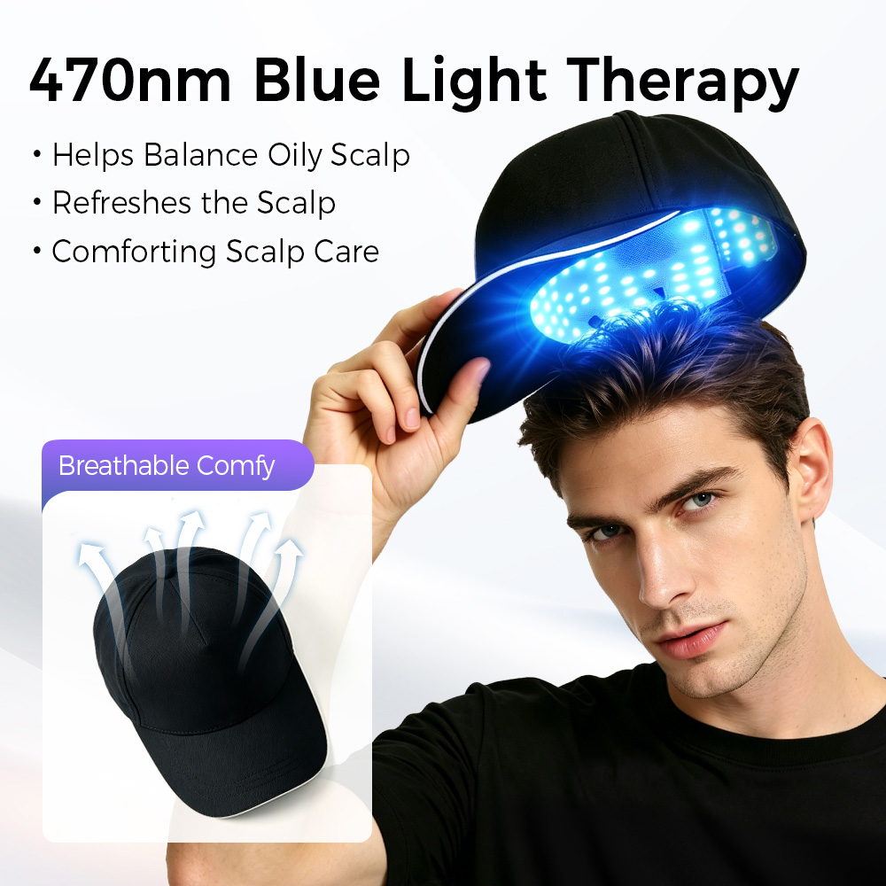 LED-Haarwuchskappe mit Rot-Bla – Hair Care Basic Bewertung und Preis
