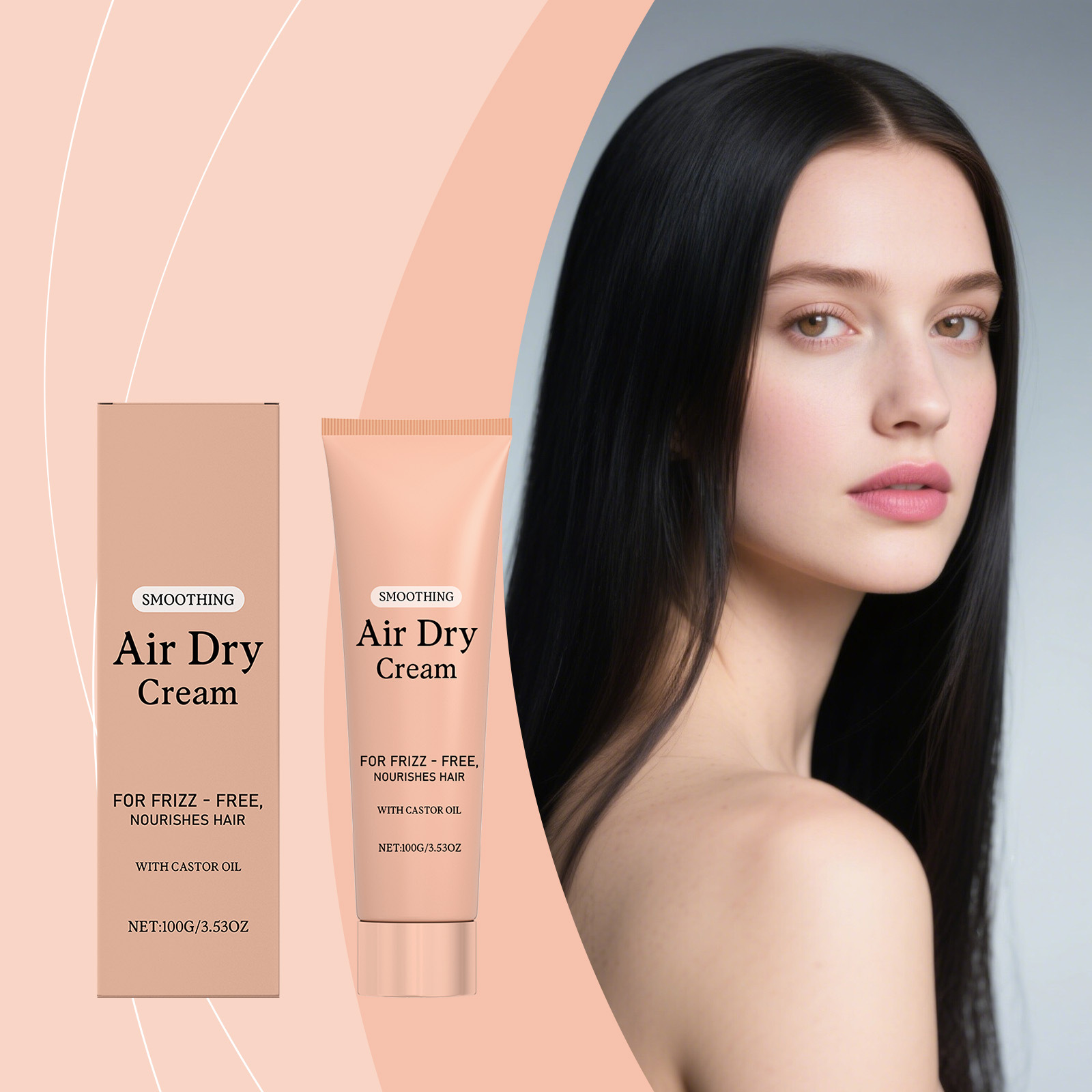Lufttrocknende Glättungscreme  – Hair Care Frizzy Hair Bewertung und Preis